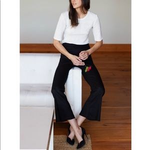 NWT Emerson Fry Black Trumpet Linen Pant